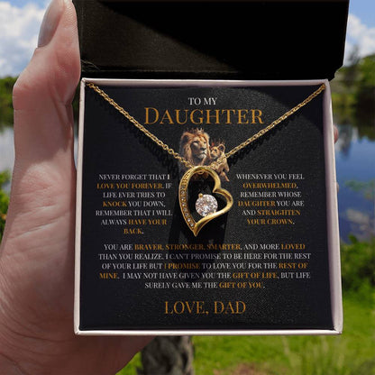 Heart Pendant Necklace Gift for Daughter – GiftGiver