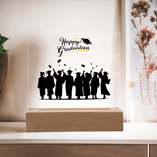 Happy Graduation - LED Acrylic Plaque