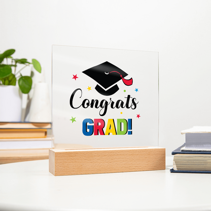 Congrats Grad - LED Acrylic Plaque