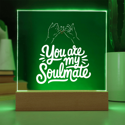 My Soulmate - LED Acrylic Plaque