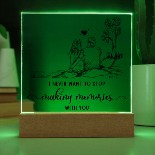 Always and Forever - LED Acrylic Plaque
