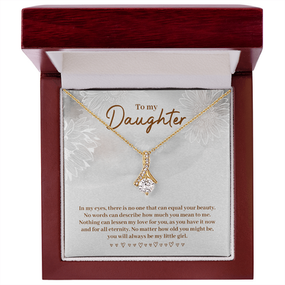 Gift for Daughter – Heart Necklace w/ Card – GiftGiver