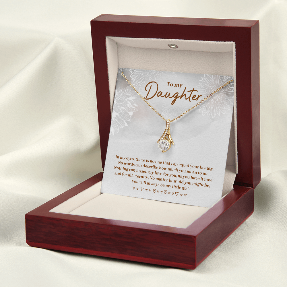 Gift for Daughter – Heart Necklace w/ Card – GiftGiver