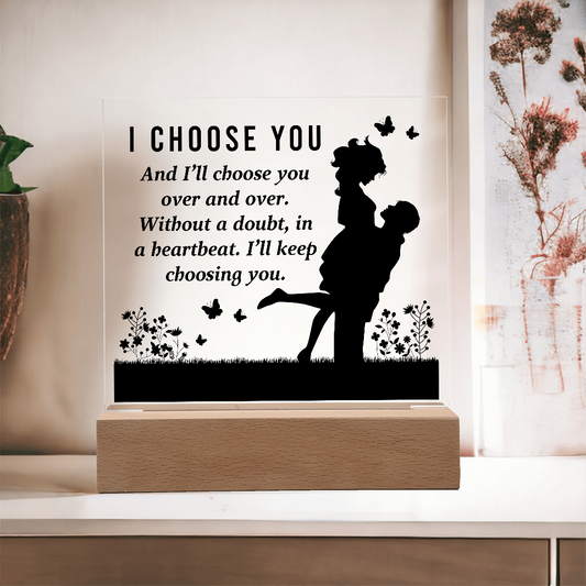 Luminous Love Plaque - Perfect For All Occasions!