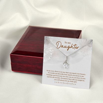 Gift for Daughter – Heart Necklace w/ Card – GiftGiver