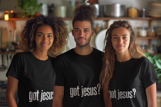 Got Jesus Unisex Tee Shirt, Christian Event Tshirt, Christ Lover Top, Religious Graphic Tee, Faith Apparel